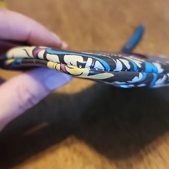 Fossil Multicolor Floral Wallet EUC - Picture 6 of 12